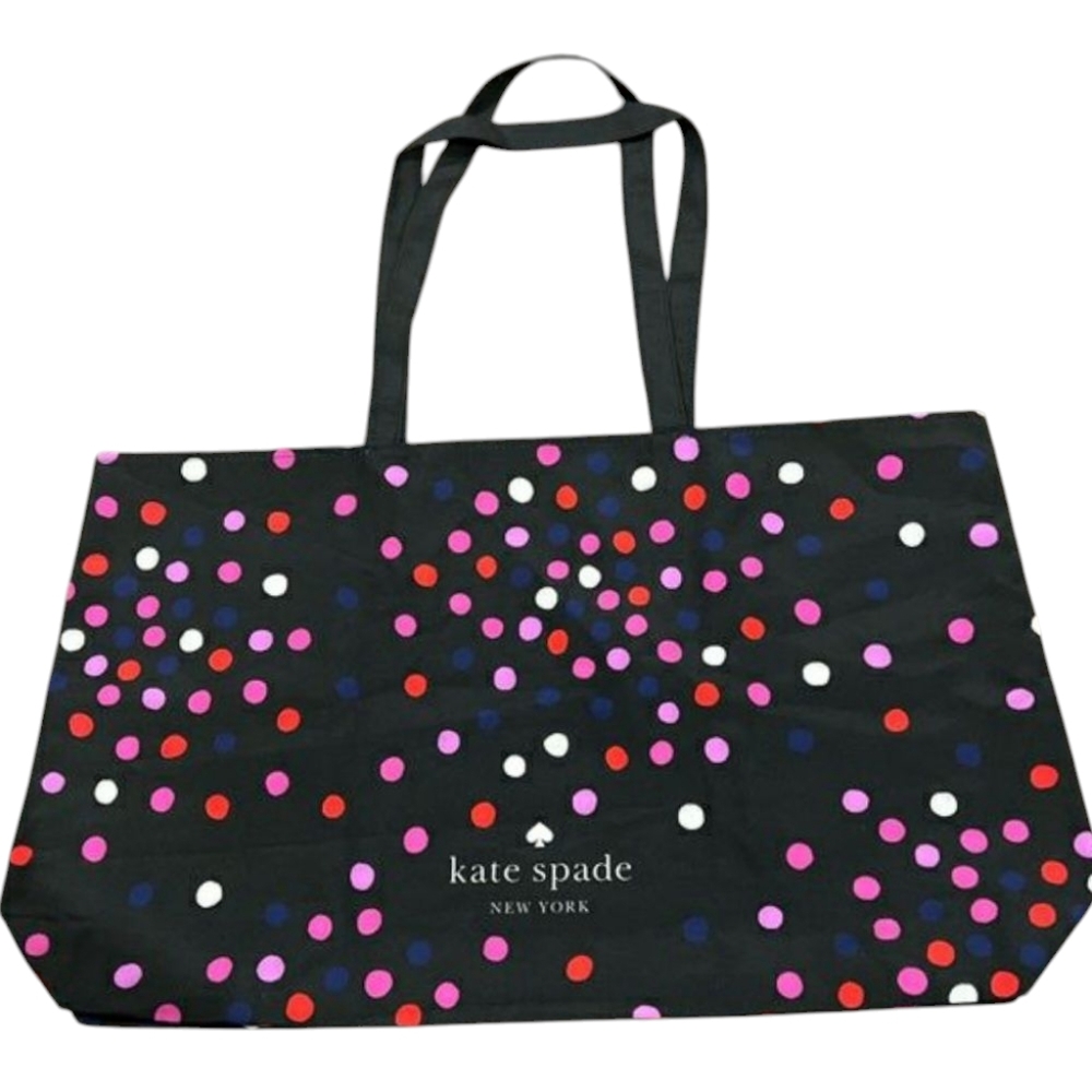 *NWOT* Kate Spade Black Polka Dot Tote Bag